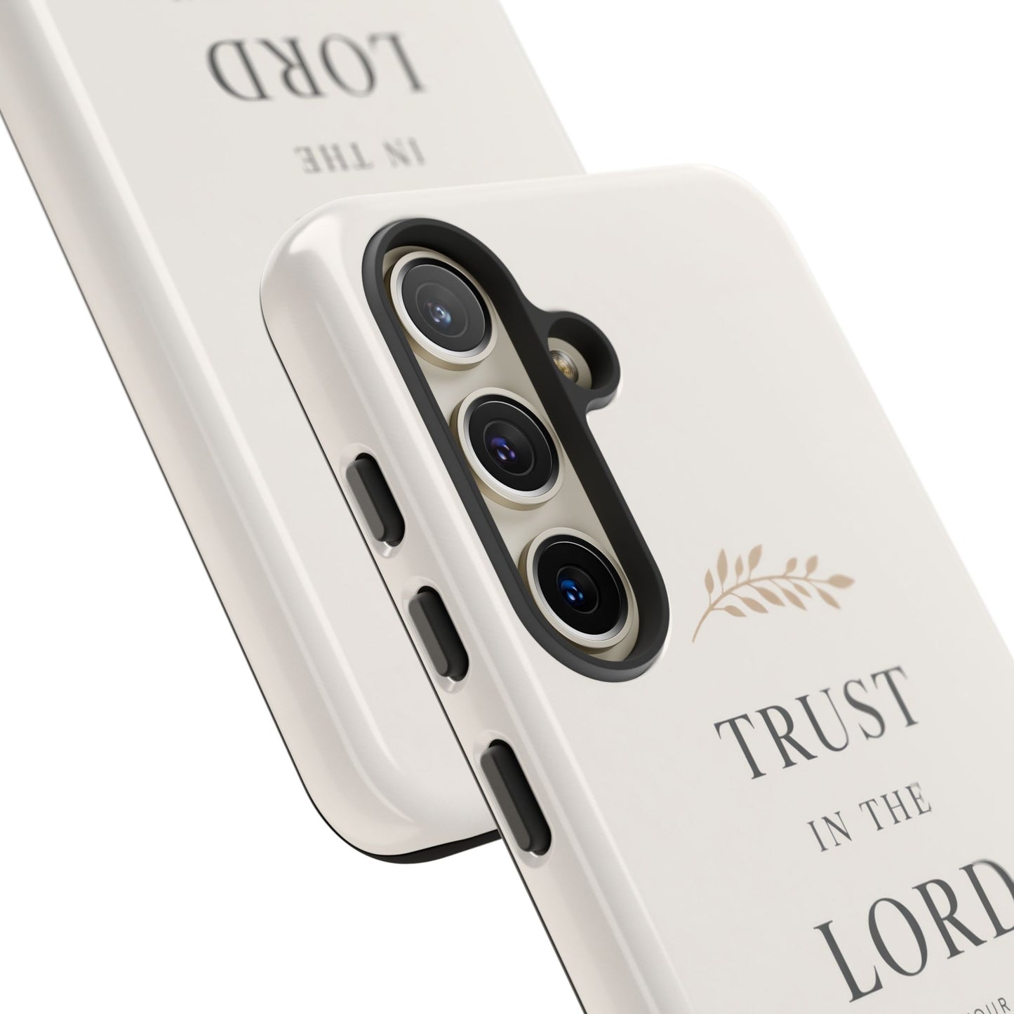 Proverbs 3:5 Christian Phone Case Trust in the Lord Minimalist Faith Cover