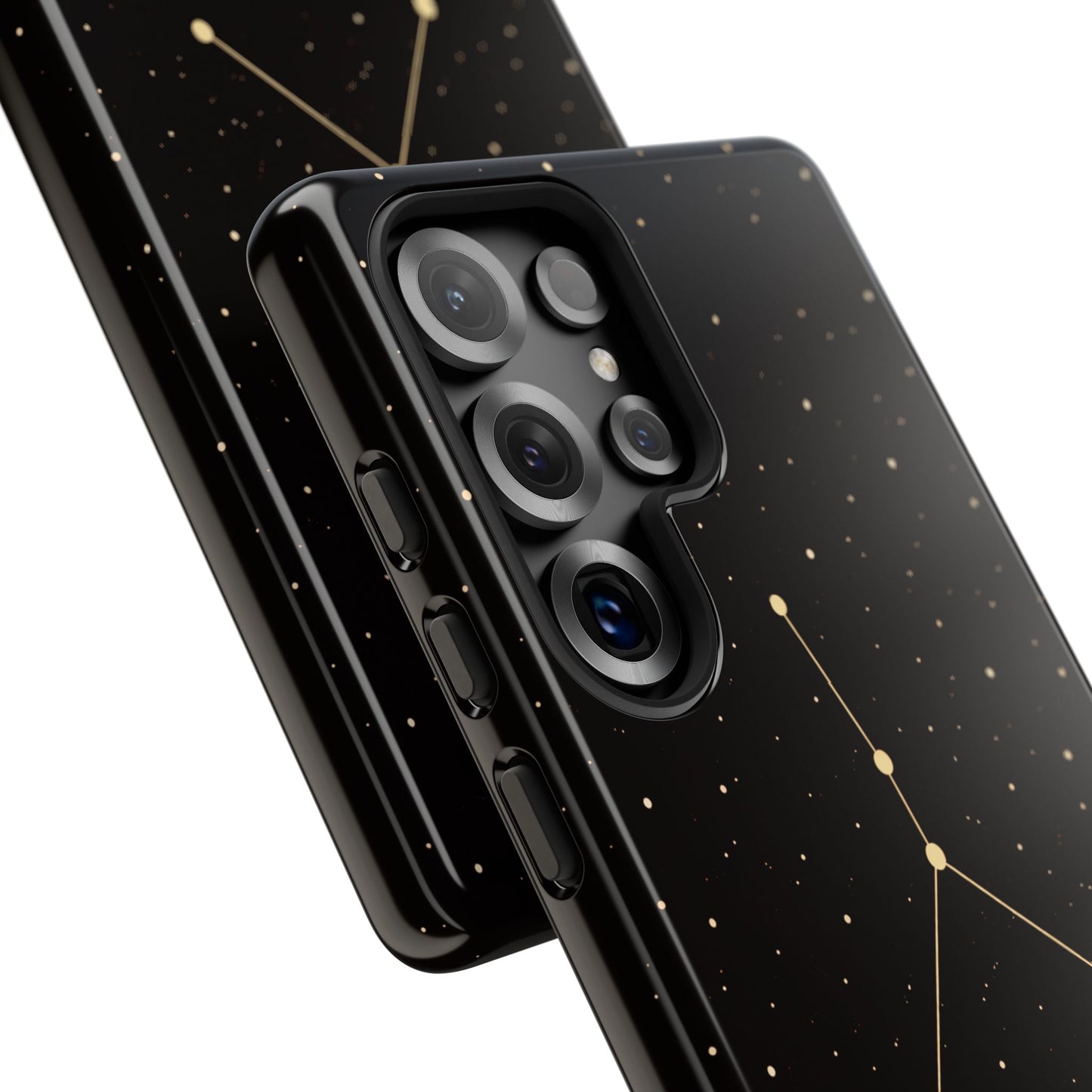 Cancer Zodiac Constellation Phone Case – Luxe Gold Celestial Cover