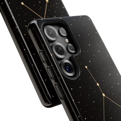 Cancer Zodiac Constellation Phone Case – Luxe Gold Celestial Cover