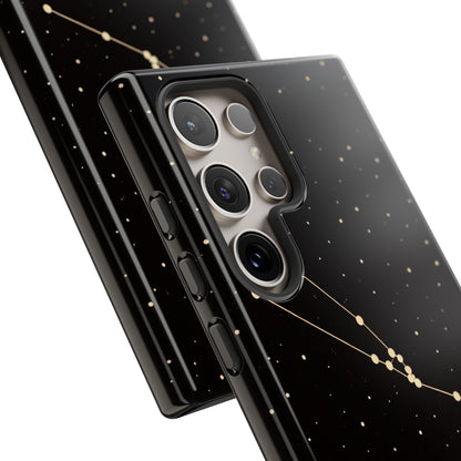 Taurus Zodiac Constellation Phone Case – Luxe Gold Celestial Cover