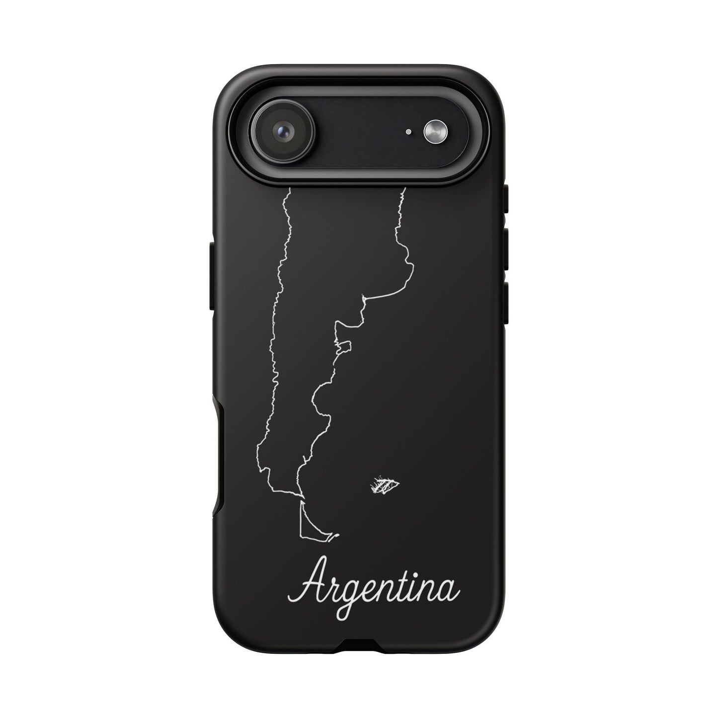 Argentina Outline Phone Case – Minimal Country Map Tough Case (iPhone, Samsung, Pixel)