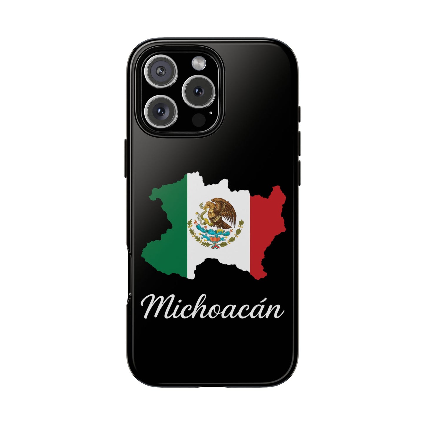 Michoacán Mexico Flag Map Phone Case | Mexican American Pride Tough Case for iPhone & Samsung