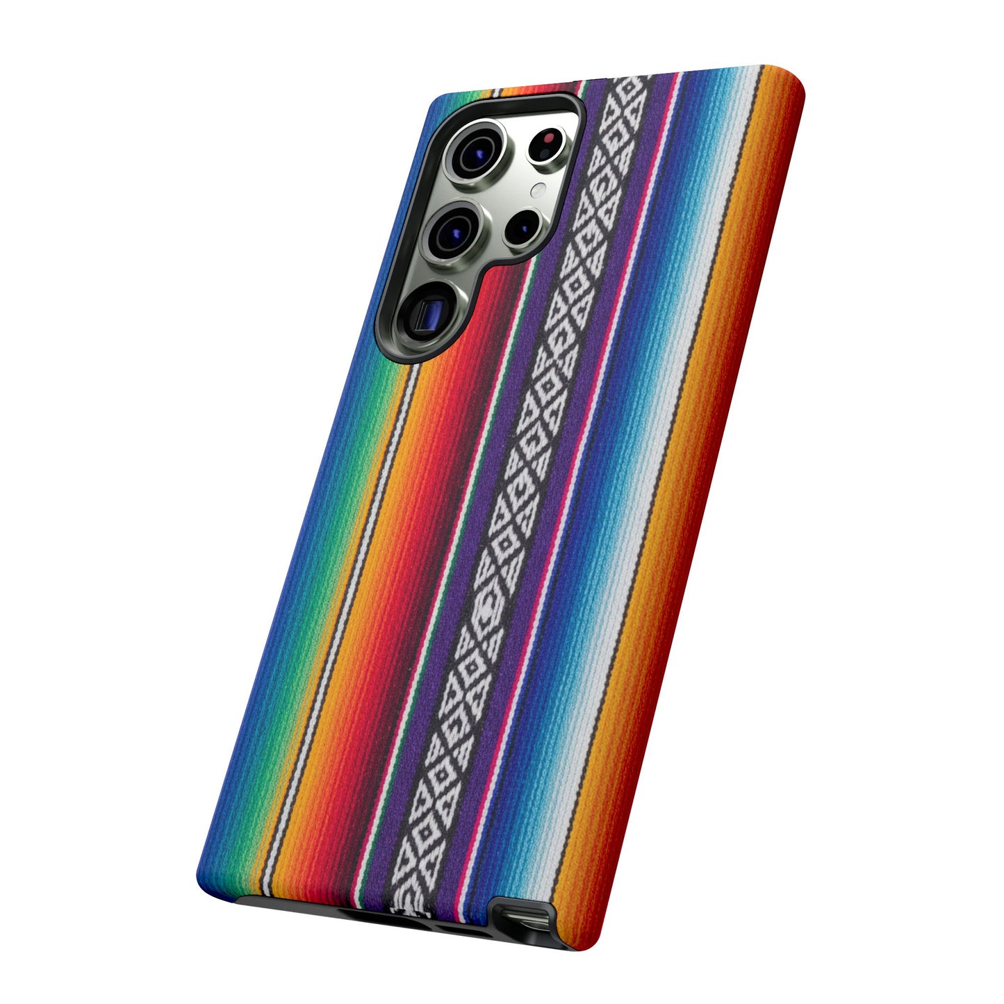Serape Stripe Phone Case – Colorful Mexican Blanket Pattern Tough Case