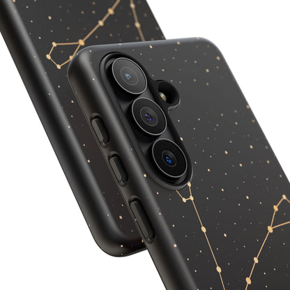 Pisces Zodiac Constellation Phone Case – Luxe Gold Celestial Cover