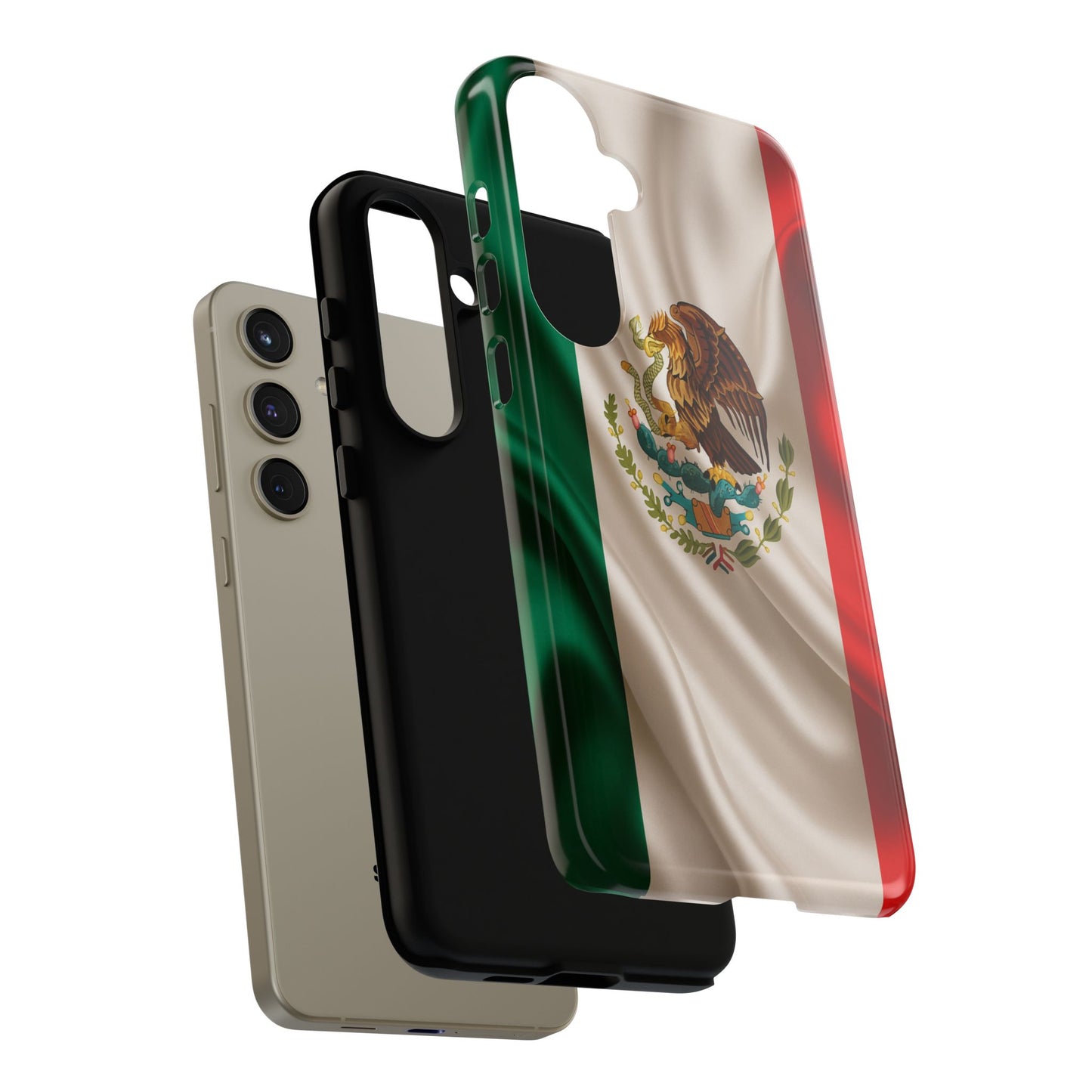 Mexico Flag Phone Case | Mexican Pride iPhone & Samsung Case | Tricolor Aesthetic Tough Protective Cover
