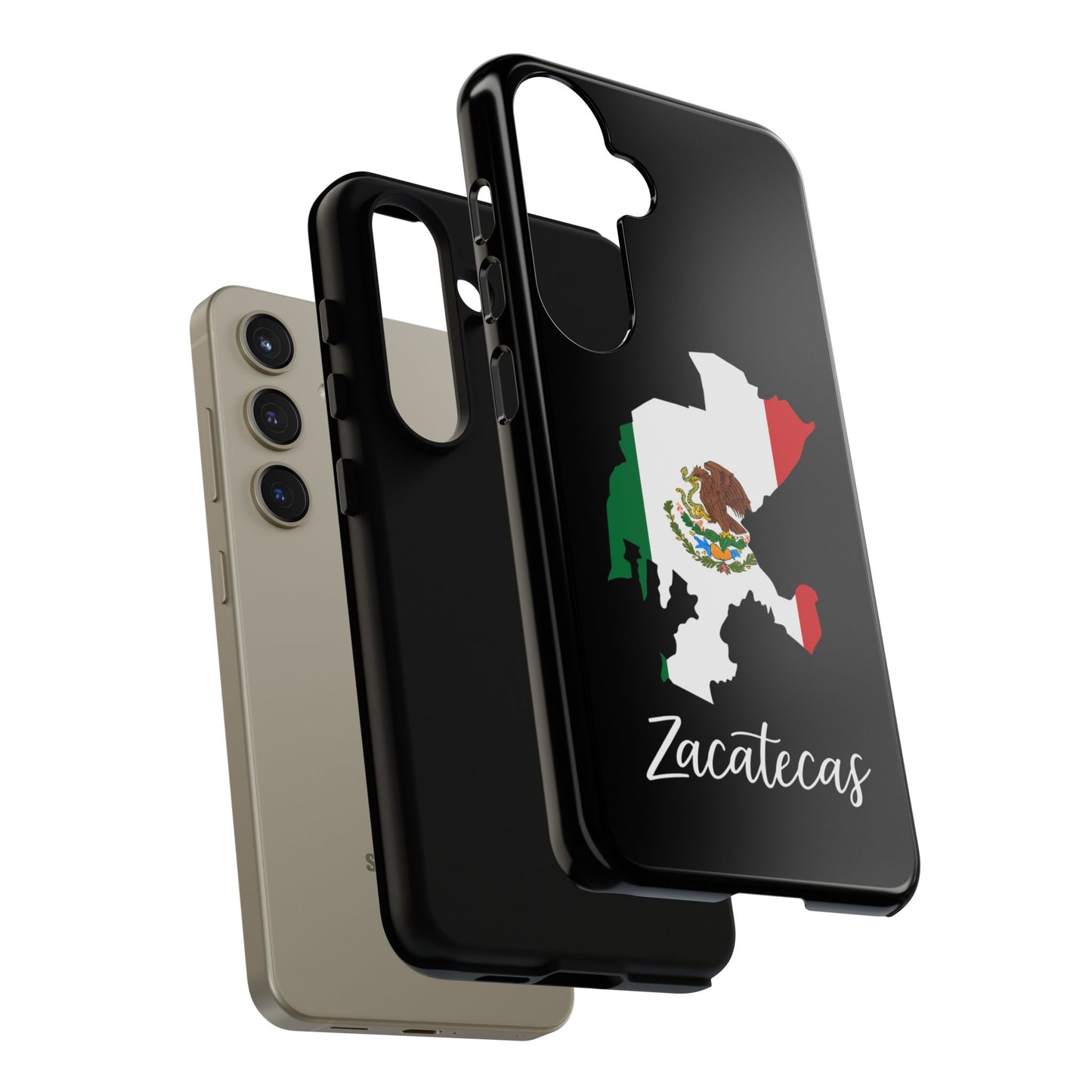 Zacatecas Mexico Flag Map Phone Case | Mexican American Pride Tough Case for iPhone & Samsung