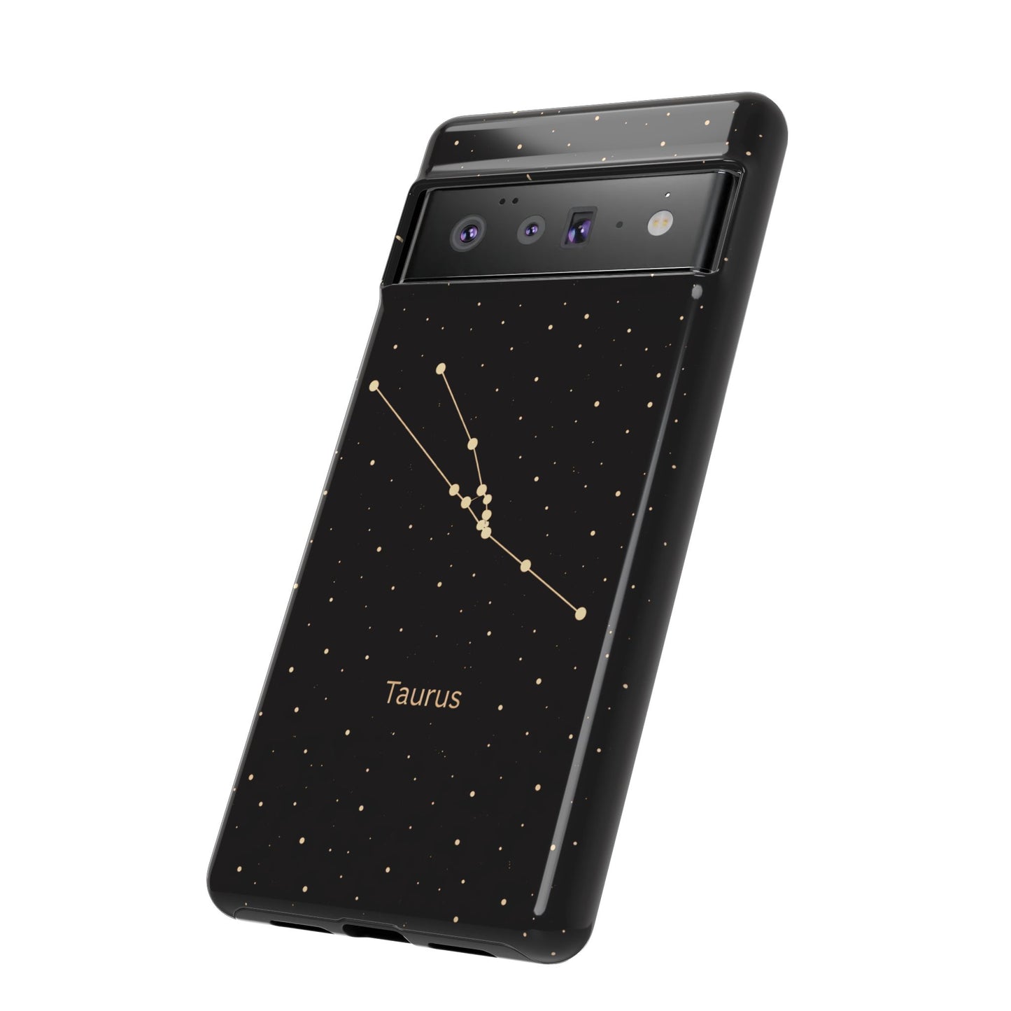 Taurus Zodiac Constellation Phone Case – Luxe Gold Celestial Cover