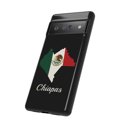Chiapas Mexico Flag Map Phone Case | Mexican American Pride Tough Case for iPhone & Samsung