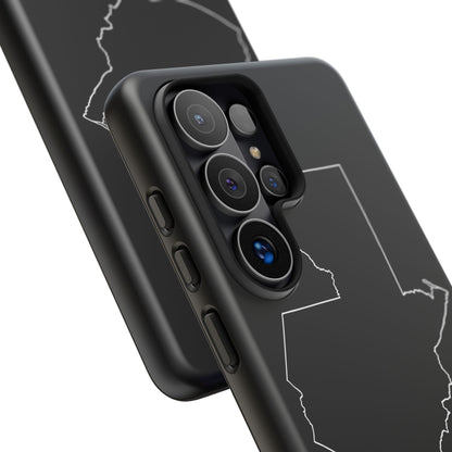 Guatemala Outline Phone Case – Minimal Country Map Tough Case (iPhone, Samsung, Pixel)