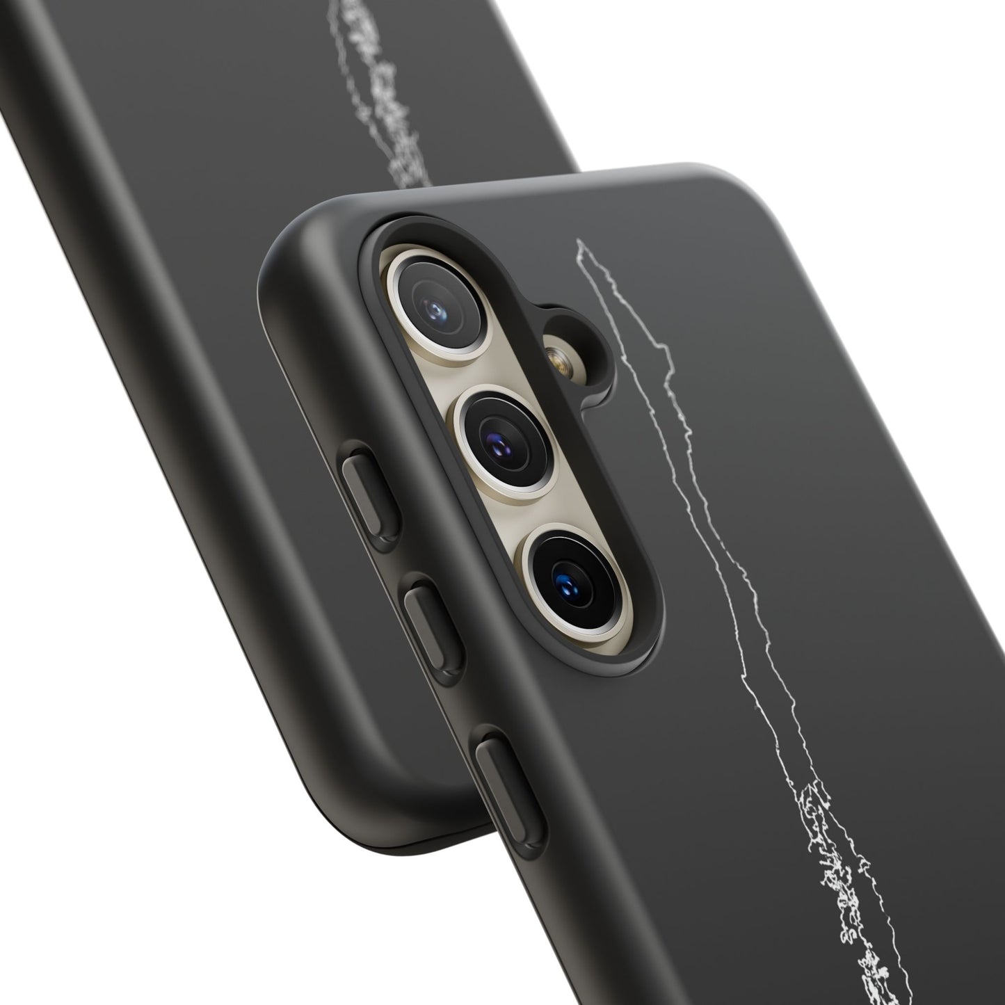 Chile Outline Phone Case – Minimal Country Map Tough Case (iPhone, Samsung, Pixel)