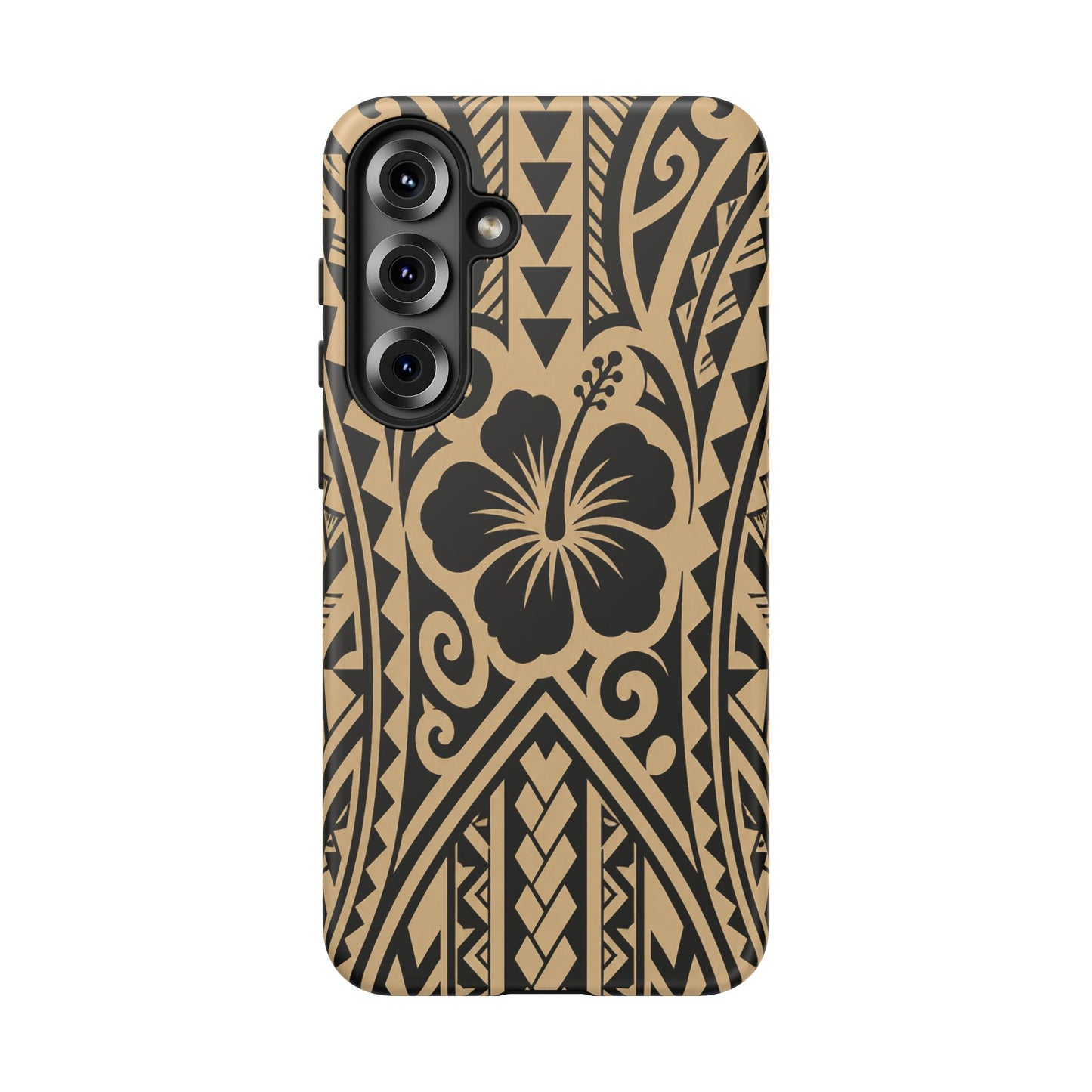 Polynesian Tribal Hawaiin Hibiscus Phone Case for iPhone Samsung Galaxy