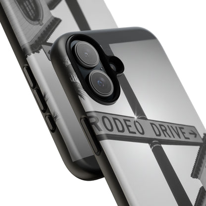 Rodeo Drive Phone Case | Los Angeles Aesthetic Black & White Photography | Luxury LA Street Tough Case for iPhone & Samsung