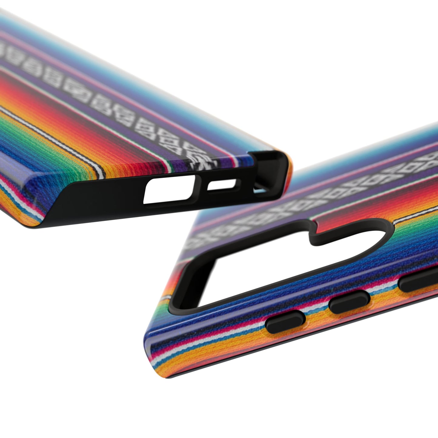 Serape Stripe Phone Case – Colorful Mexican Blanket Pattern Tough Case