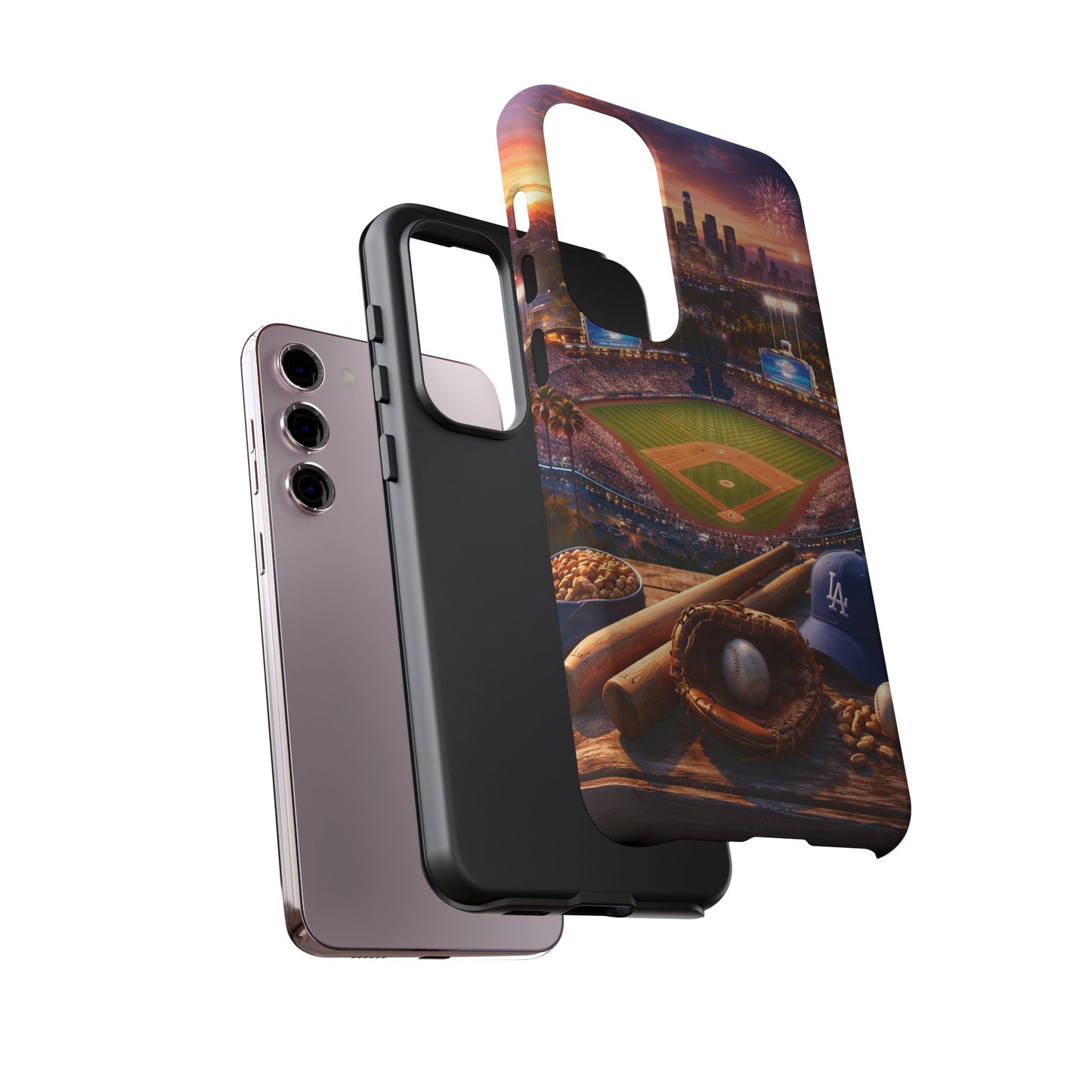 Baseball Sunset Stadium Phone Case LA Game Day Sports Aesthetic Case