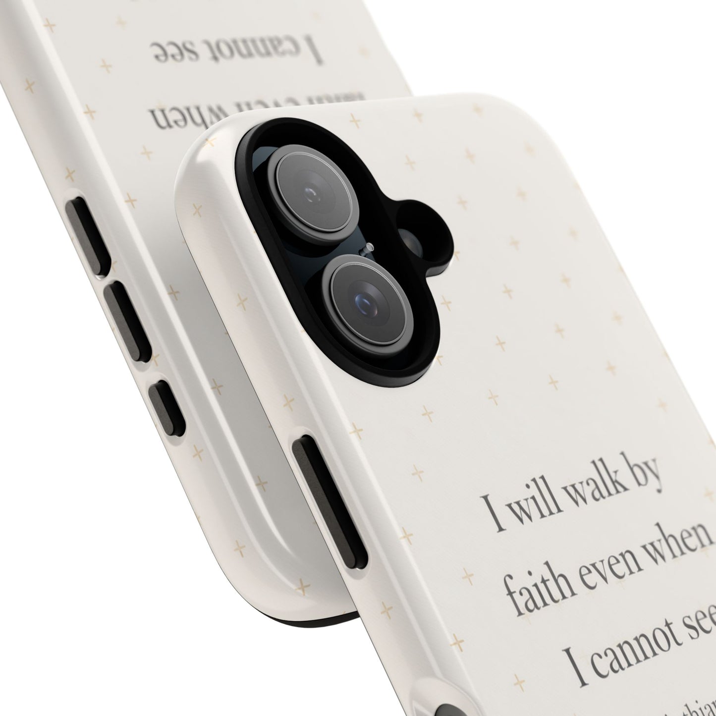 Walk by Faith Phone Case 2 Corinthians 5:7 Christian Bible Cover