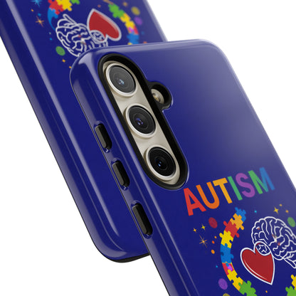 Autism Awareness Tough Case – "Love Connects All Pieces" Phone Case for Iphone, Samsung Galaxy and Pixel