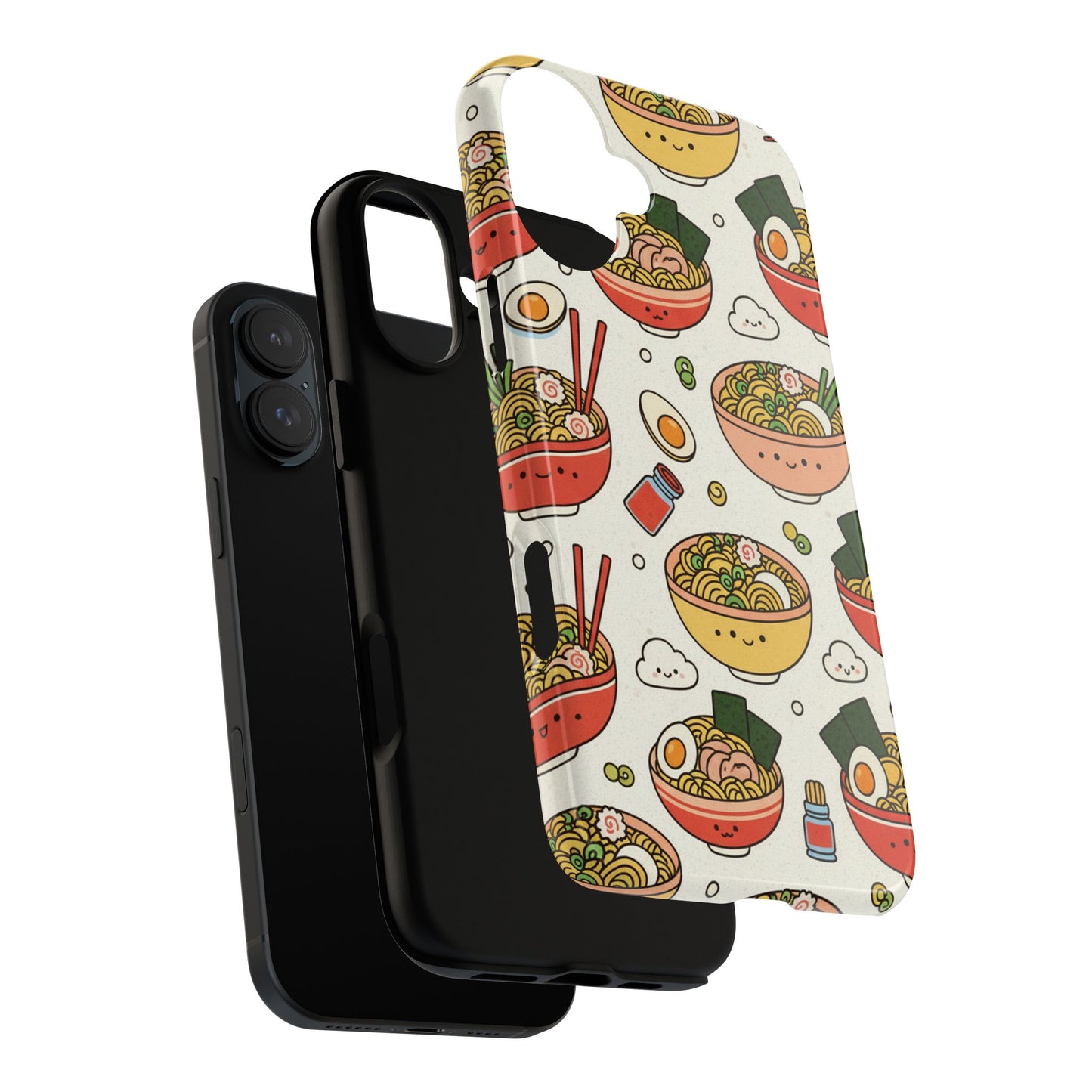 Kawaii Ramen Phone Case – Cute Japanese Food Pattern | Noodle Bowl Aesthetic Case