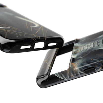 Elephant Mandala Phone Case | Minimal Gold Accent Tough Case