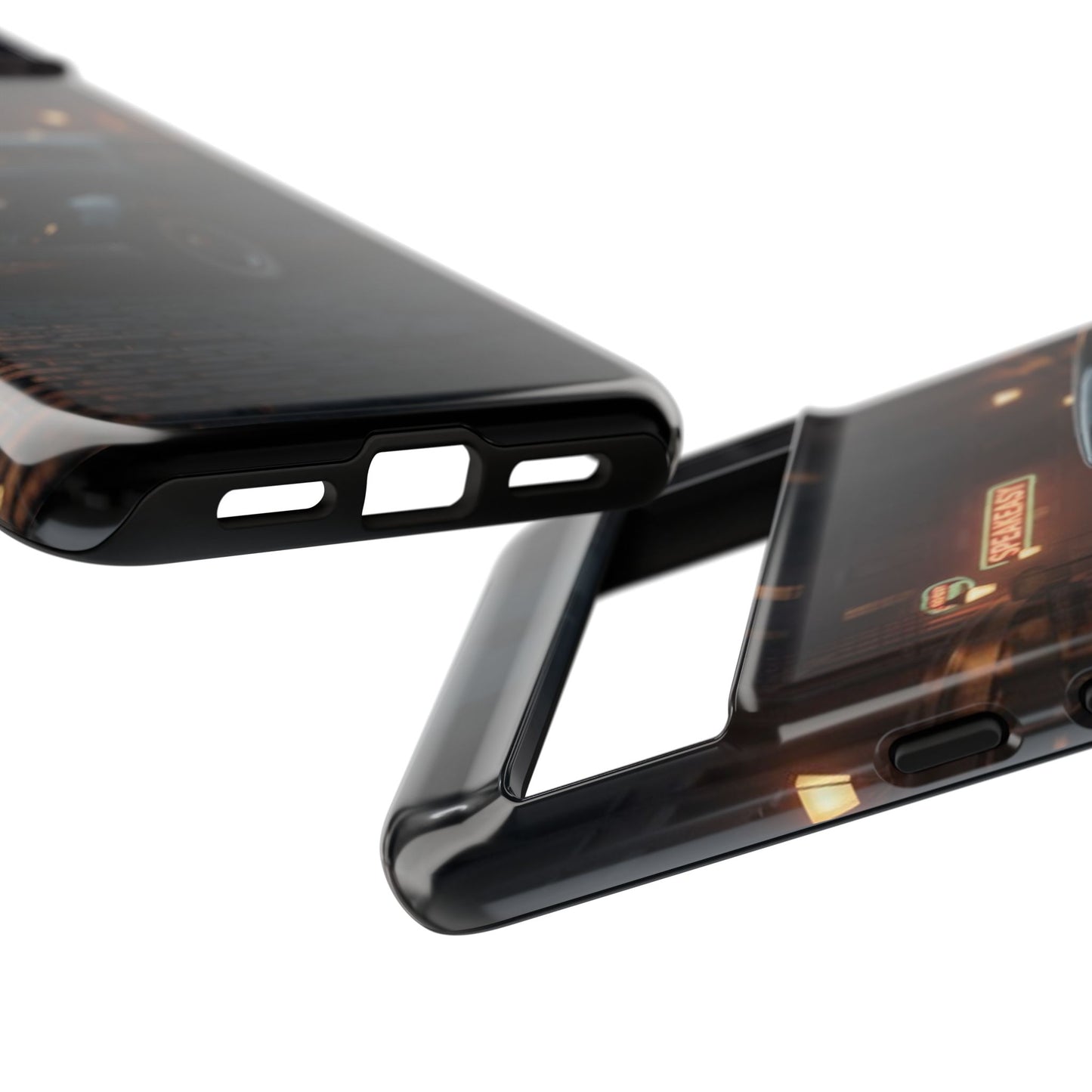Vintage Classic Car Phone Case | Retro Noir Aesthetic | 1930s Street Scene Tough Case for iPhone & Samsung