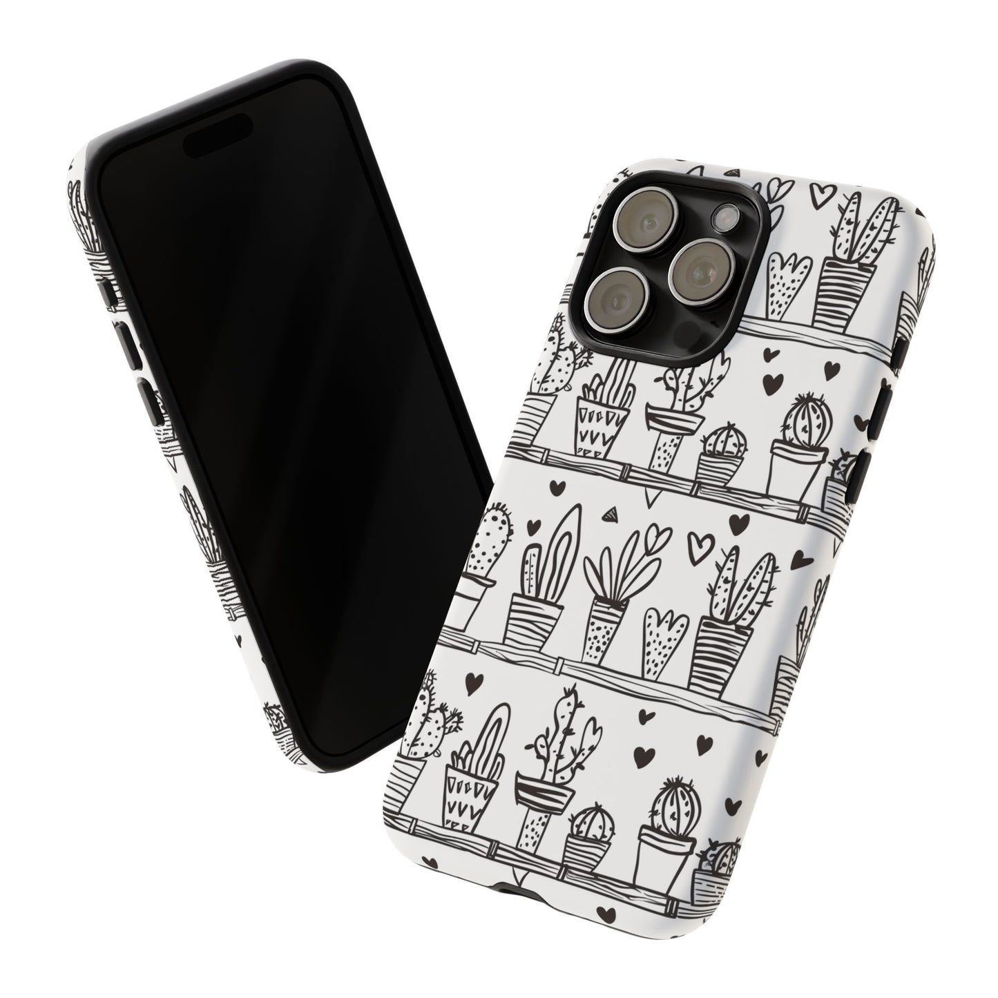 Cactus Succulent Phone Case Cute Plant Aesthetic iPhone Samsung Cover