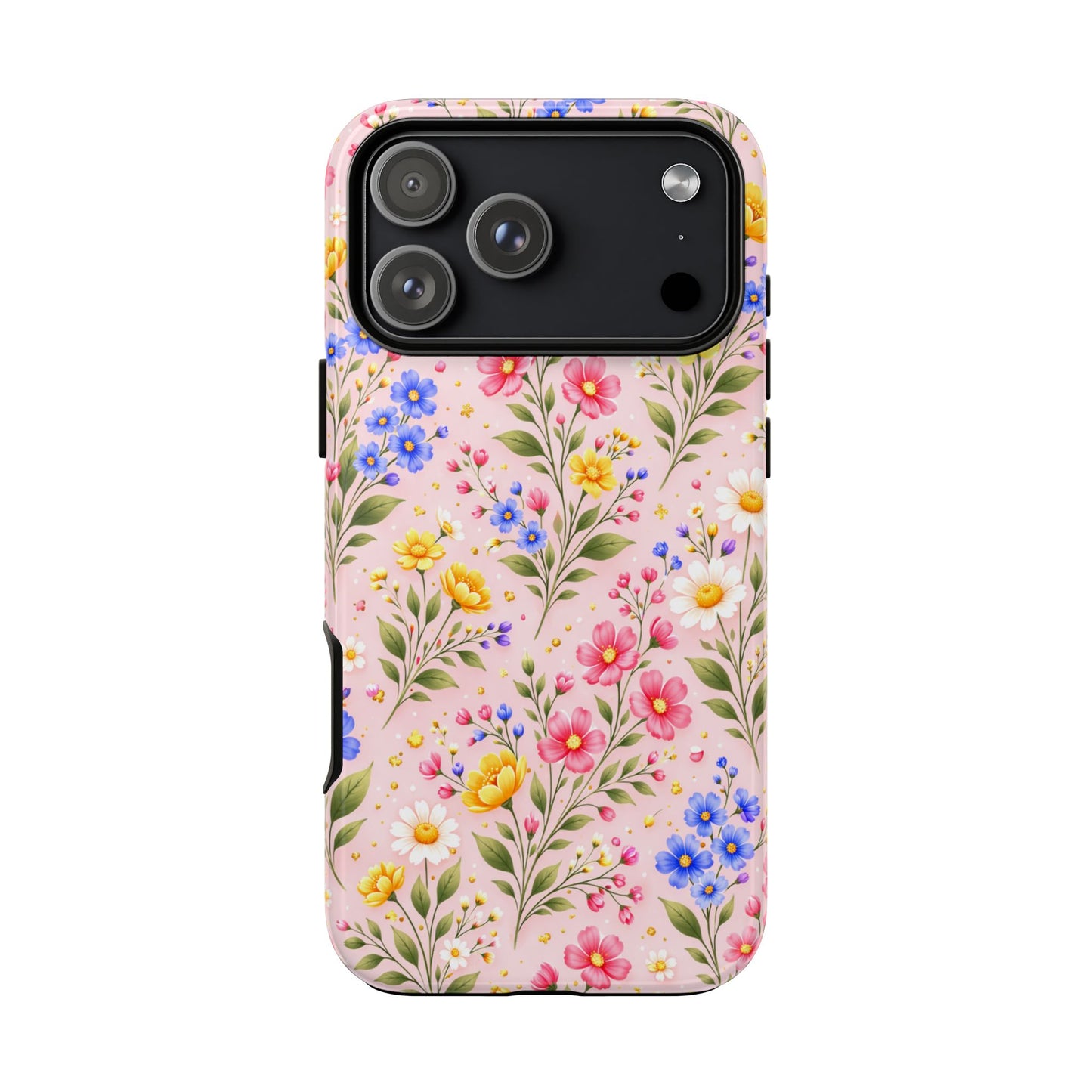 Wildflower Floral Phone Case Vintage Spring Meadow Tough Cover