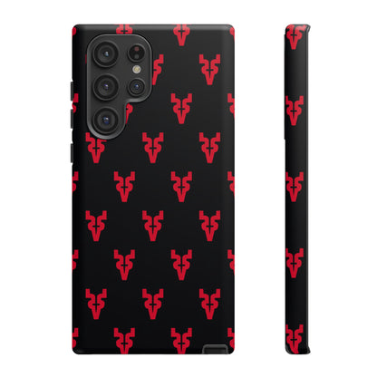 Mazatlán Bull Phone Case – Black Red Streetwear Tough Shockproof Cover