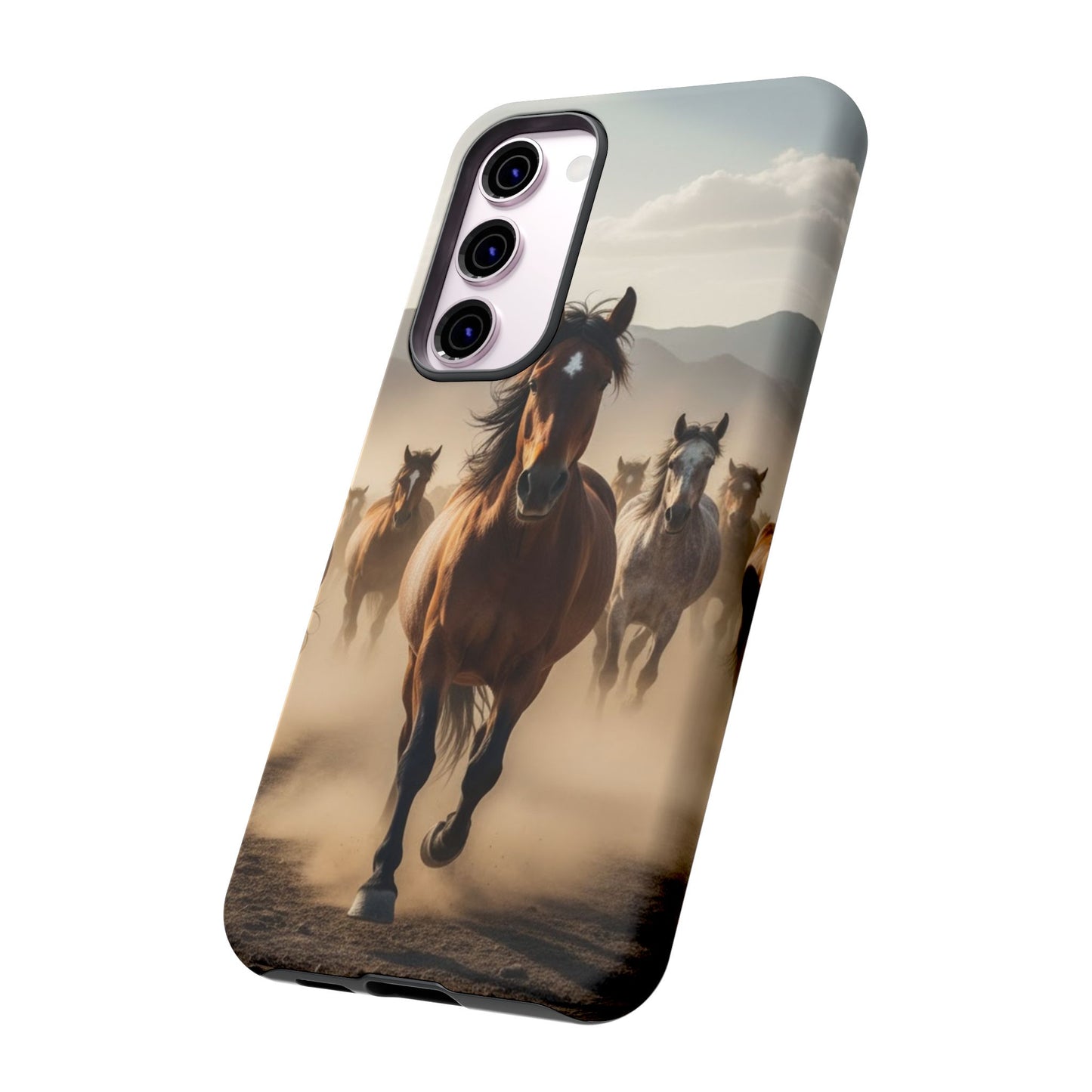 Running Horses Phone Case – Wild Mustang Herd Tough Case (iPhone, Samsung, Pixel)