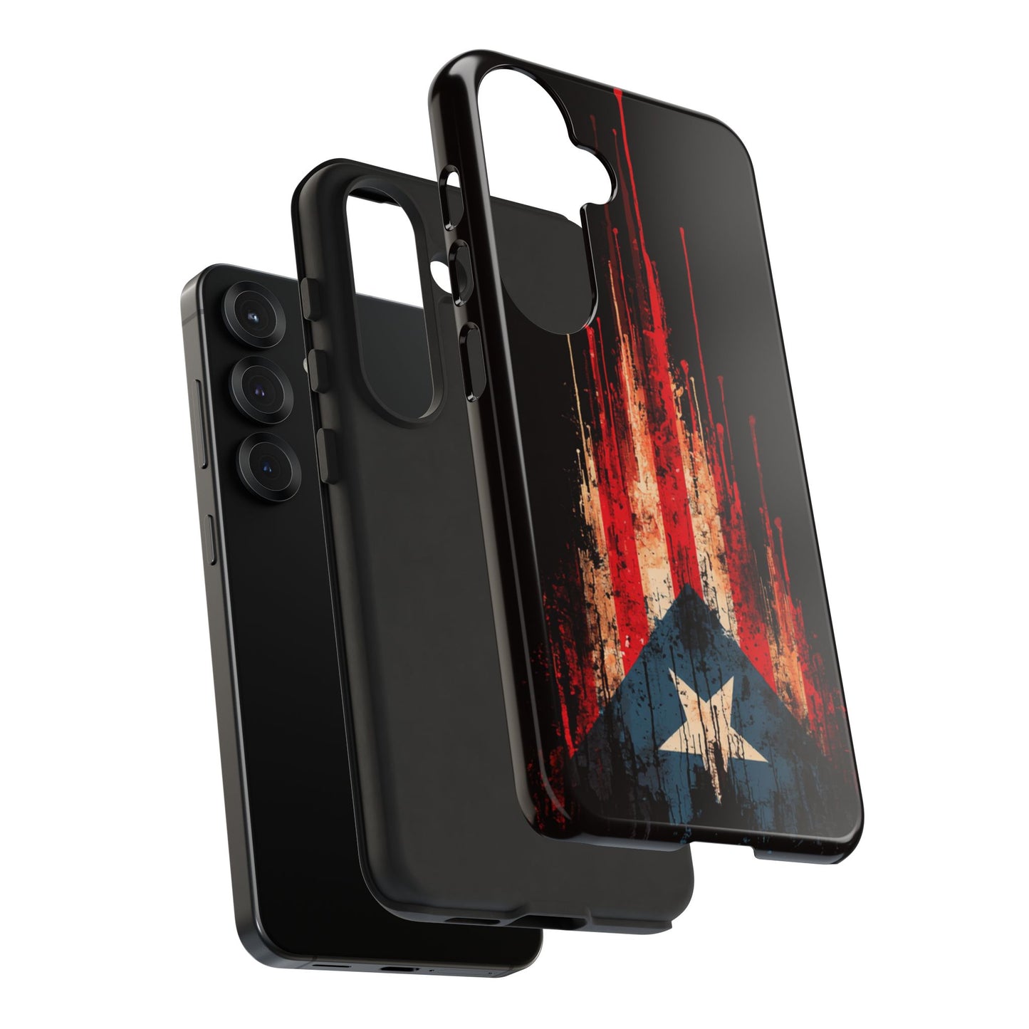 Puerto Rico Flag Phone Case | Distressed Puerto Rican Flag Tough Case | Boricua Pride Protective iPhone Samsung Cover