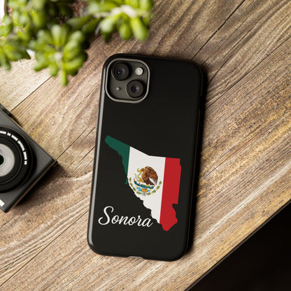 Sonora Mexico Flag Map Phone Case | Mexican American Pride Tough Case for iPhone & Samsung