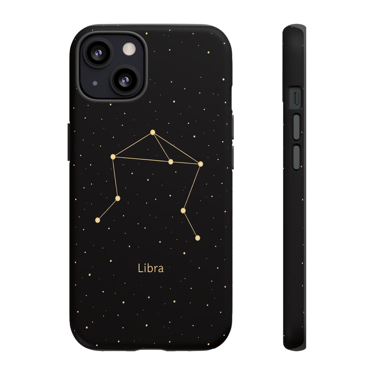 Libra Zodiac Constellation Phone Case – Luxe Gold Celestial Cover