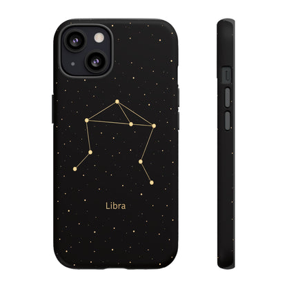 Libra Zodiac Constellation Phone Case – Luxe Gold Celestial Cover