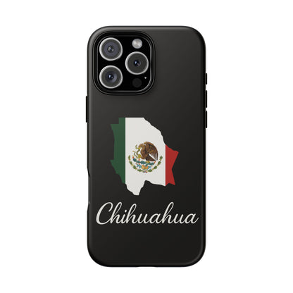 Chihuahua Mexico Flag Map Phone Case | Mexican American Pride Tough Case for iPhone & Samsung