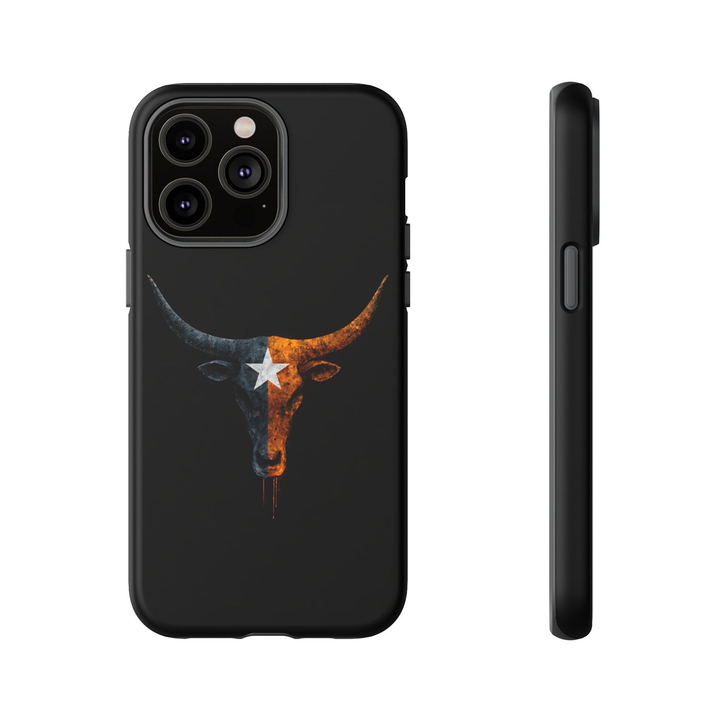 Texas Longhorn Skull Phone Case Western Cowboy Bull iPhone Samsung Cover