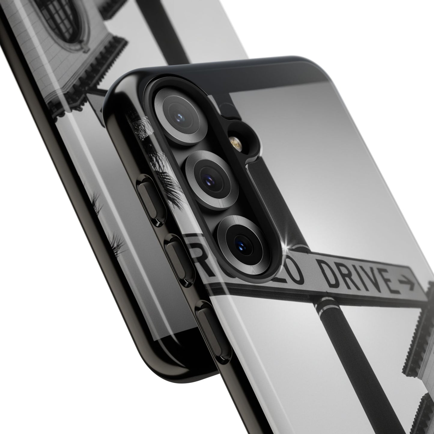 Rodeo Drive Phone Case | Los Angeles Aesthetic Black & White Photography | Luxury LA Street Tough Case for iPhone & Samsung