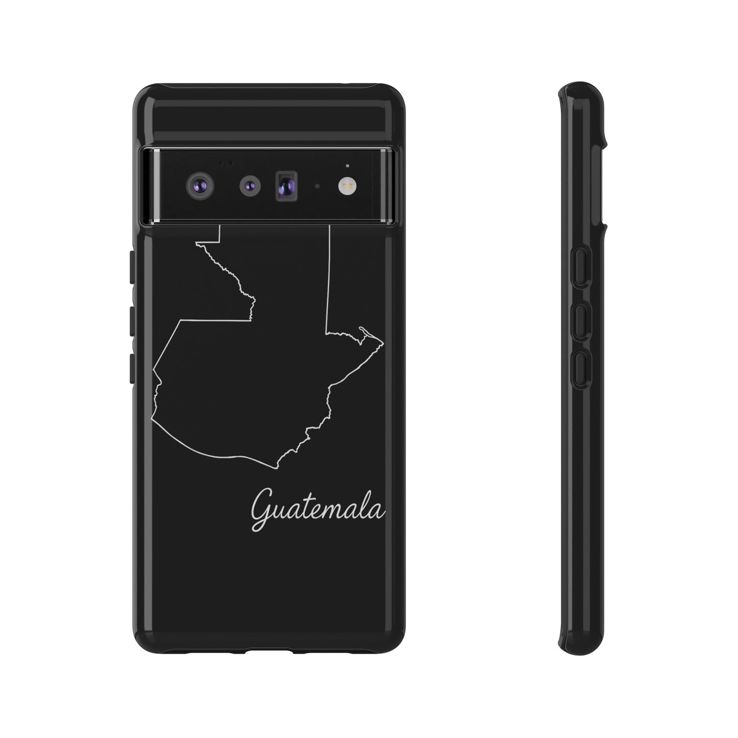 Guatemala Outline Phone Case – Minimal Country Map Tough Case (iPhone, Samsung, Pixel)