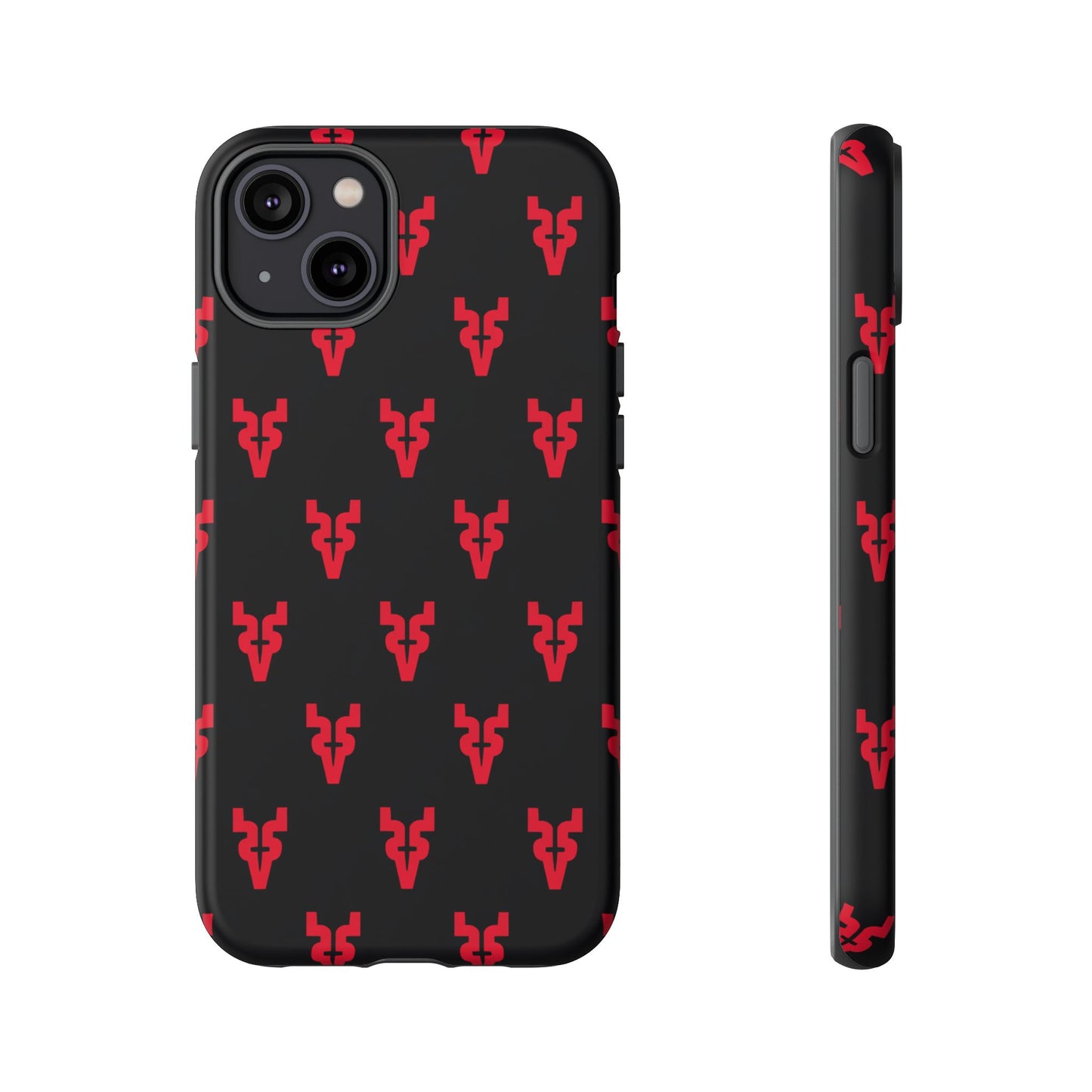 Mazatlán Bull Phone Case – Black Red Streetwear Tough Shockproof Cover