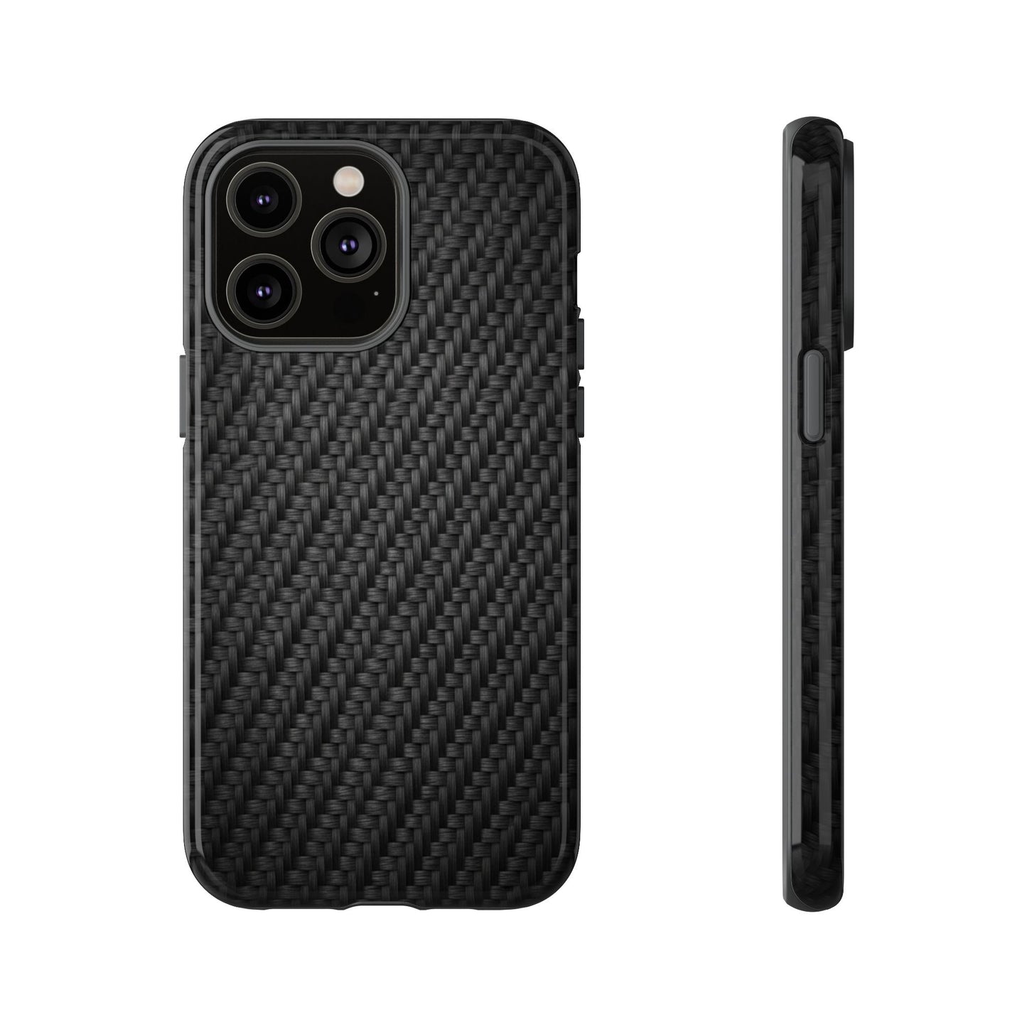Carbon Fiber Inspired Phone Case – Rugged Slim Protective Tech Case for iPhone & Samsung