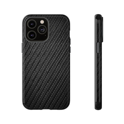 Carbon Fiber Inspired Phone Case – Rugged Slim Protective Tech Case for iPhone & Samsung