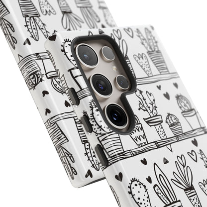 Cactus Succulent Phone Case Cute Plant Aesthetic iPhone Samsung Cover