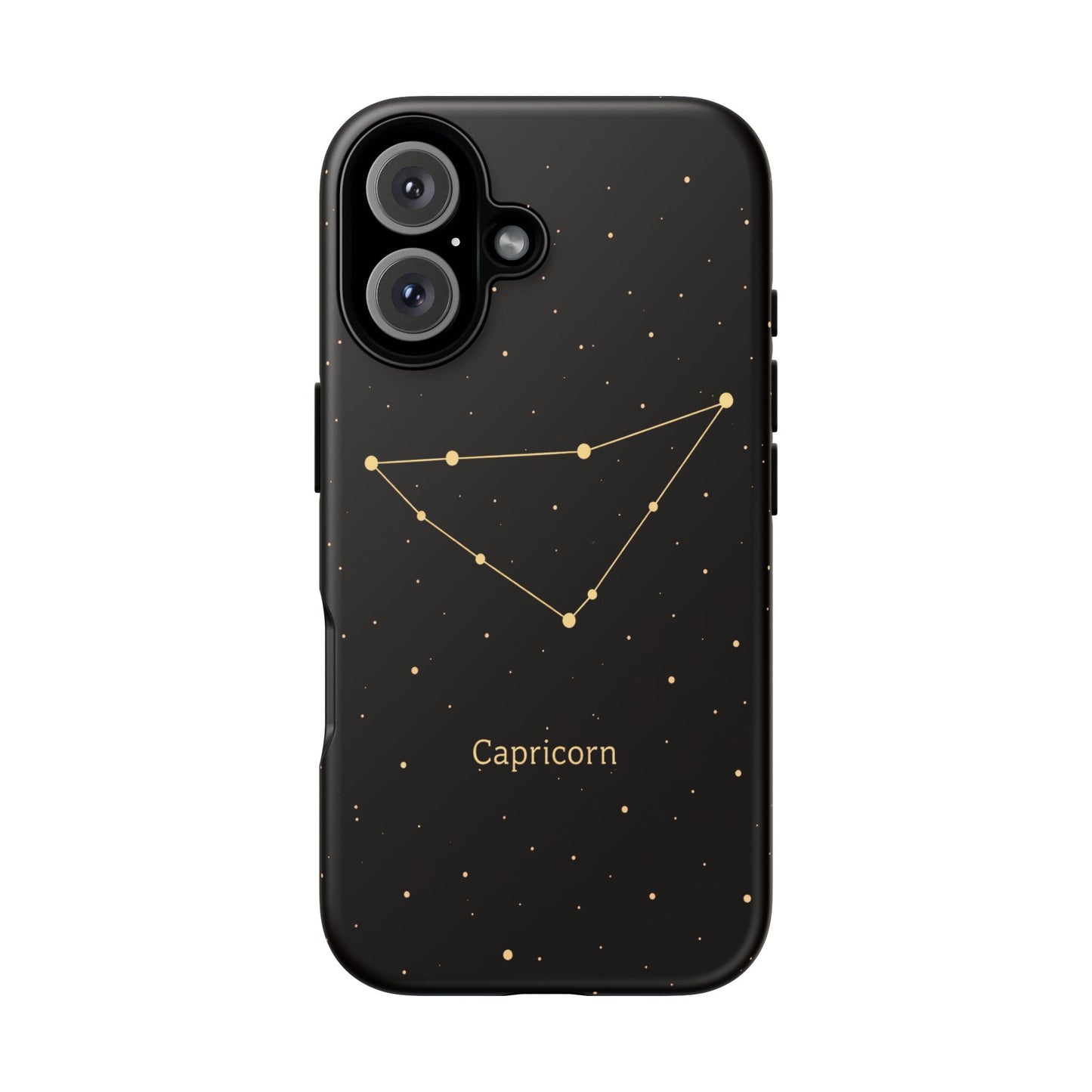 Capricorn Zodiac Constellation Phone Case – Luxe Gold Celestial Cover