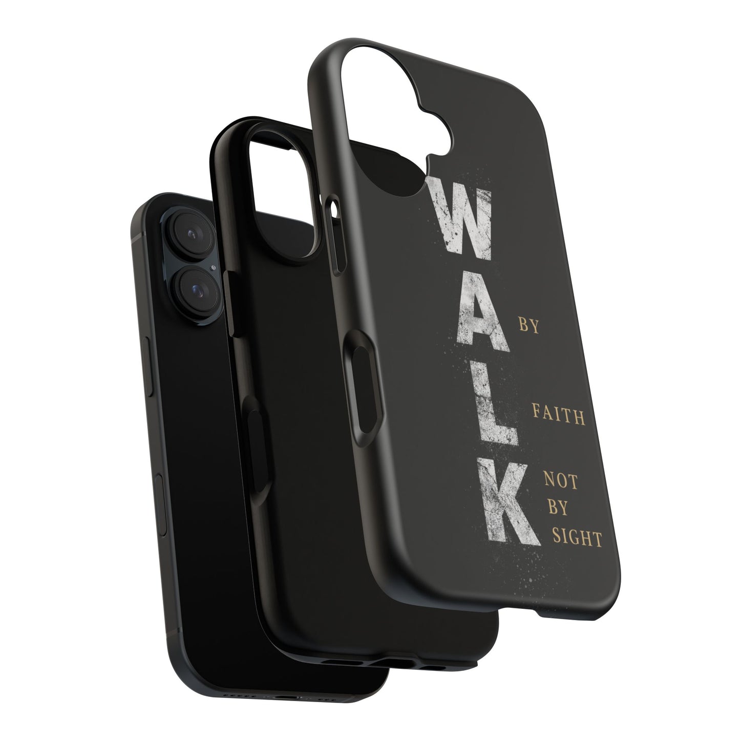 Walk by Faith Not by Sight Christian Phone Case Bible Verse Faith Cover
