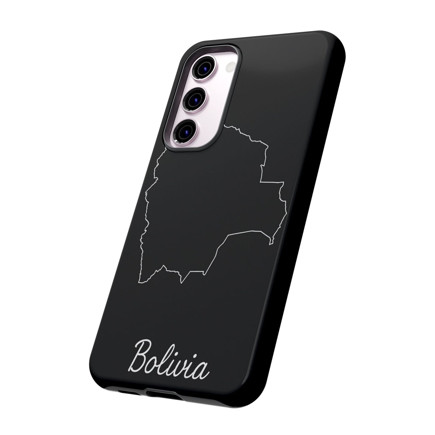 Bolivia Outline Phone Case – Minimal Country Map Tough Cover