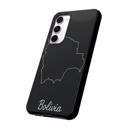 Bolivia Outline Phone Case – Minimal Country Map Tough Cover