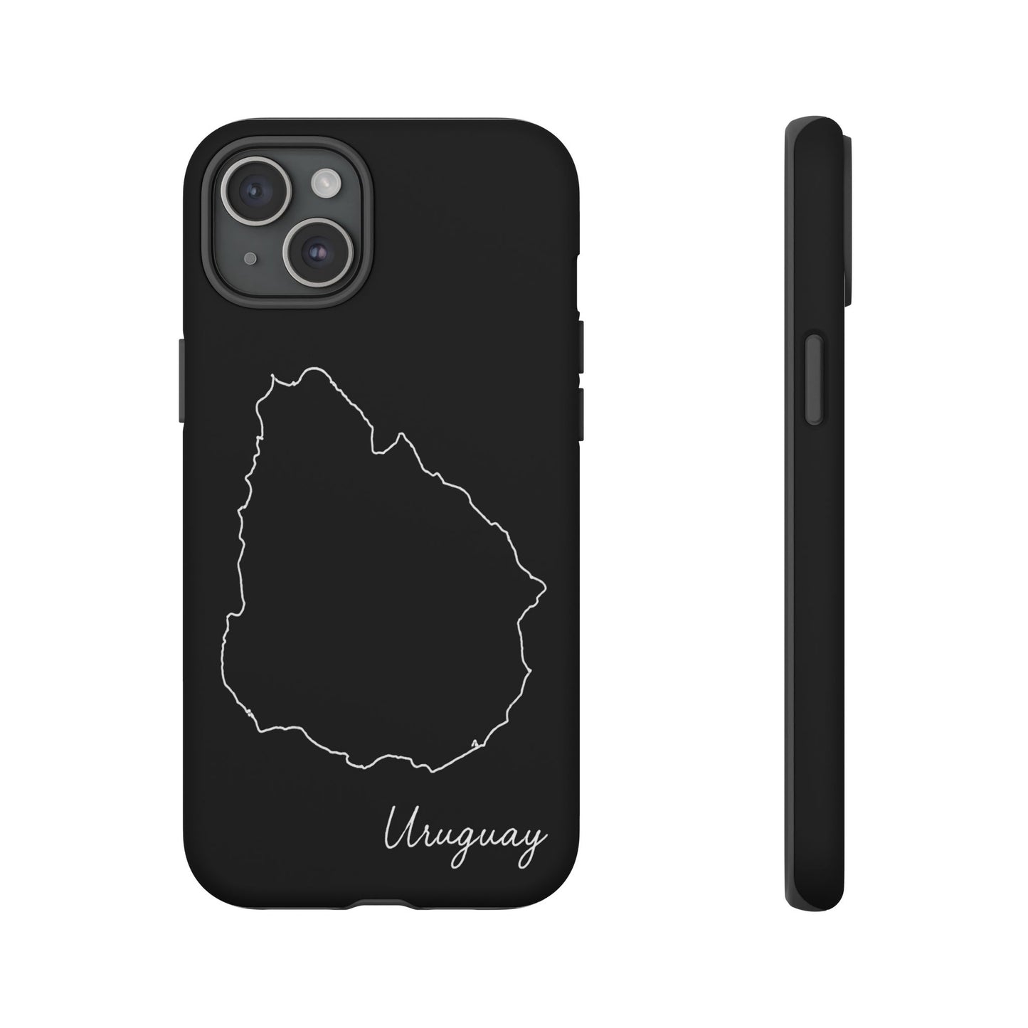Uruguay Outline Phone Case – Minimal Country Map Tough Case (iPhone, Samsung, Pixel)