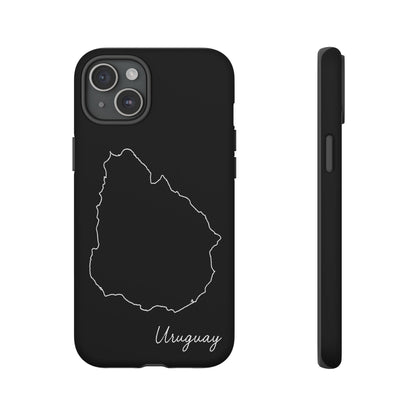 Uruguay Outline Phone Case – Minimal Country Map Tough Case (iPhone, Samsung, Pixel)