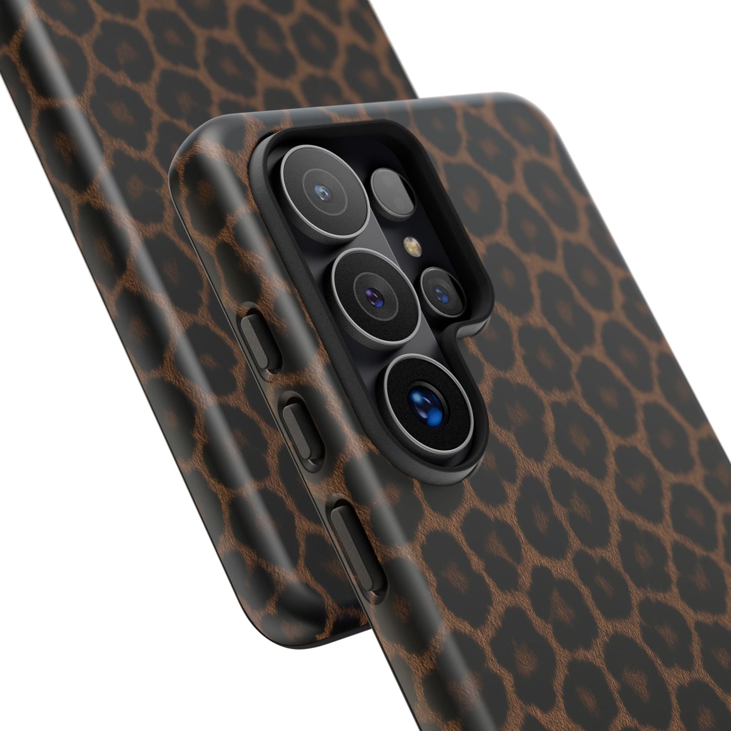 Brown Leopard Print Phone Case | Classic Animal Print Aesthetic Tough Protective Case
