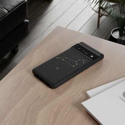 Leo Zodiac Constellation Phone Case – Luxe Gold Celestial Cover