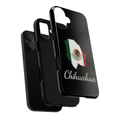 Chihuahua Mexico Flag Map Phone Case | Mexican American Pride Tough Case for iPhone & Samsung