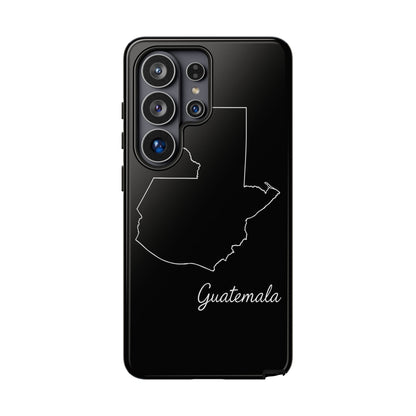 Guatemala Outline Phone Case – Minimal Country Map Tough Case (iPhone, Samsung, Pixel)
