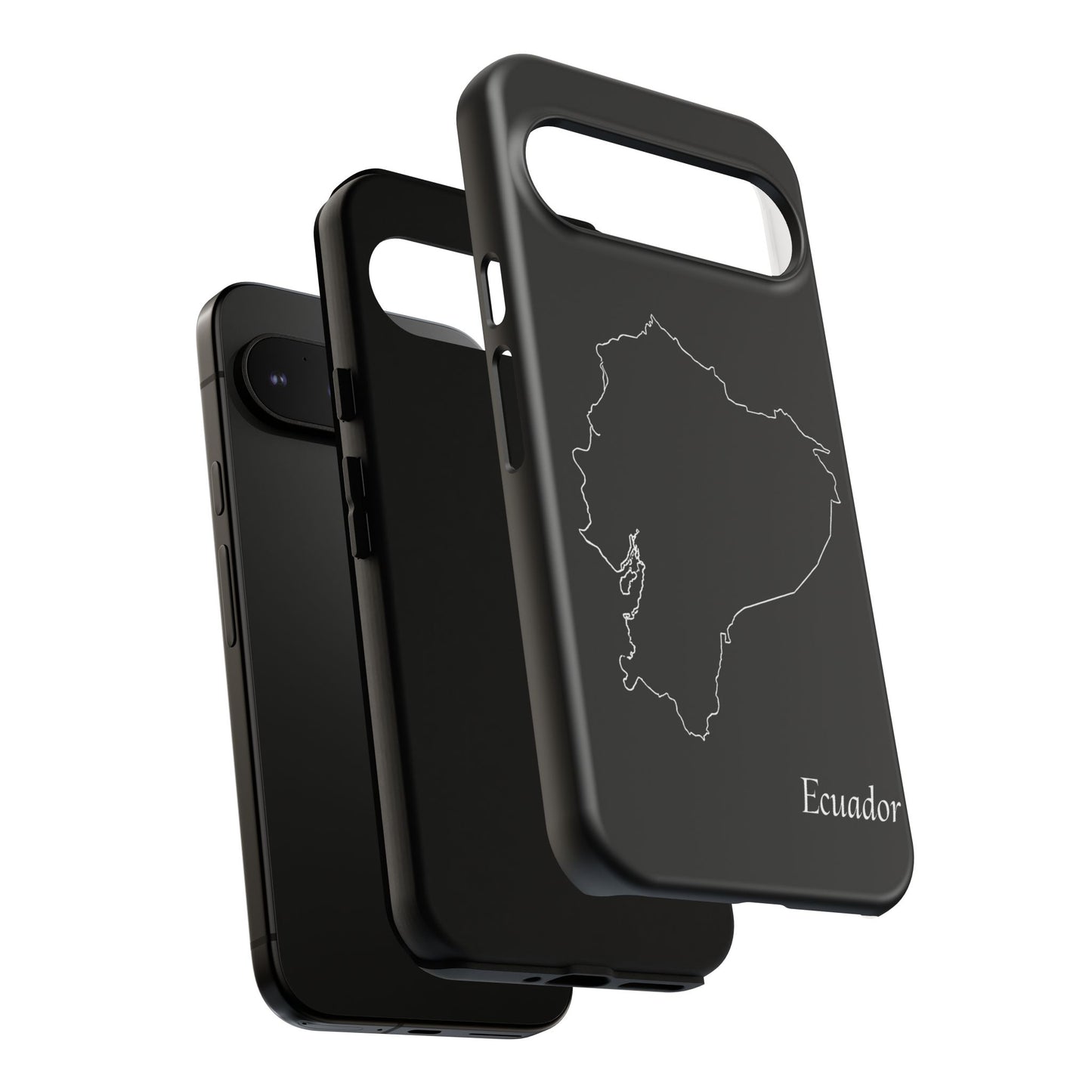 Ecuador Outline Phone Case – Minimal Country Map Tough Case (iPhone, Samsung, Pixel)